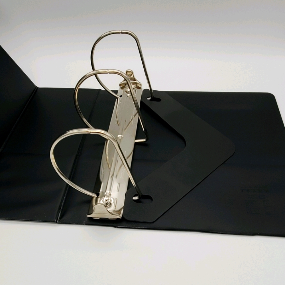 Slant Ring Binder with Label Holder, 5-Inch, Pack of 2